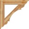 Ekena Millwork Olympic Traditional Rough Sawn Bracket, Western Red Cedar, 6"W x 40"D x 40"H BKT06X40X40OLY01RWR - alternate 4